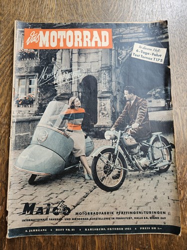 Zeitschrift das motorrad - zeitschrift, "das