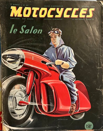 Motocycles salon 1952 - motocycles,