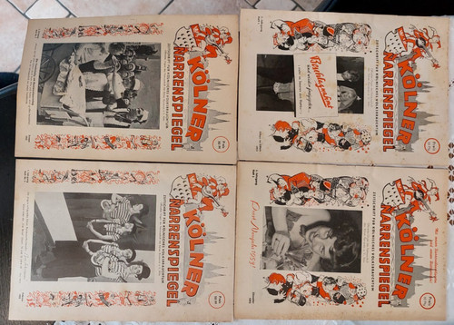 Kölner narrenspiegel 1952 - 4x,