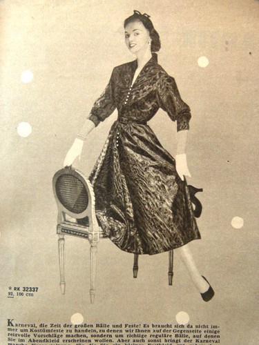 Altes modeheft beyer von 1952 - altes,