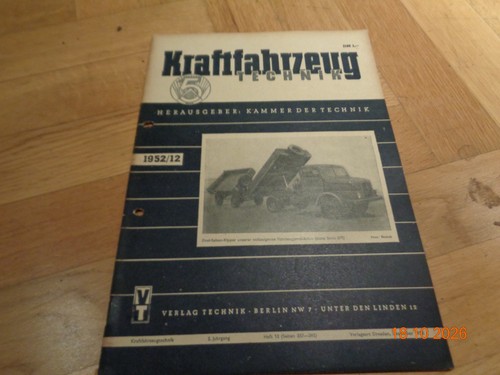 Kraftfahrzeugtechnik 1952 - kraftfahrzeugtechnik, 12/1952